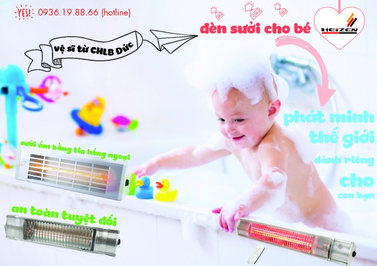 Những lưu ý cần biết khi sử dụng đèn sưởi nhà tắm!!!